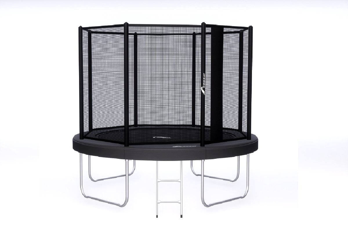 Akrobat Orbit Above ground Trampoline 305 Antraciet, incl. veiligheidsnet