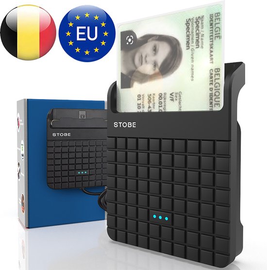 Lecteur de carte STOBE® EID België - Lecteur de carte d'identité et lecteur  de carte à
