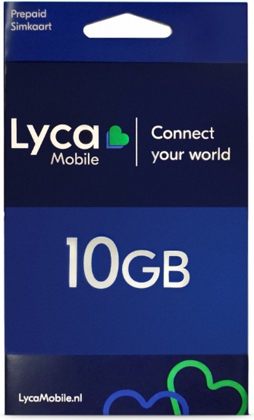 Lycamobile Holland Bundel S Plus - 9GB Data | bol.com