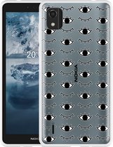 Nokia C2 2nd Edition Hoesje I See You - Designed by Cazy