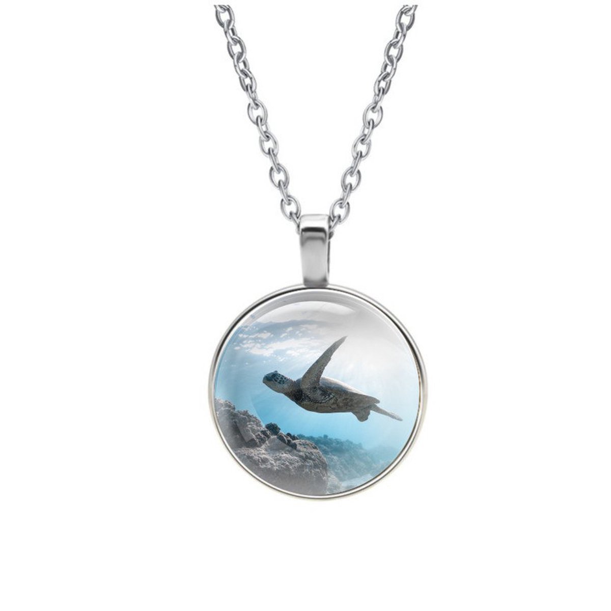 Ketting Glas - Schildpad