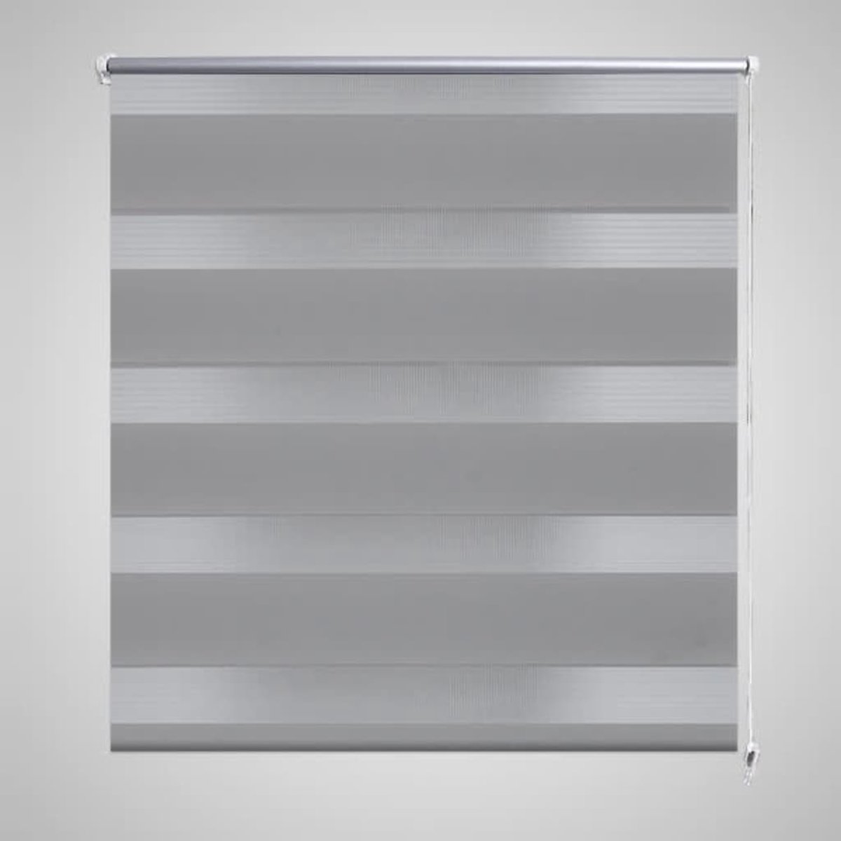 Decoways - Duo rolgordijn 120 x 230 cm grijs