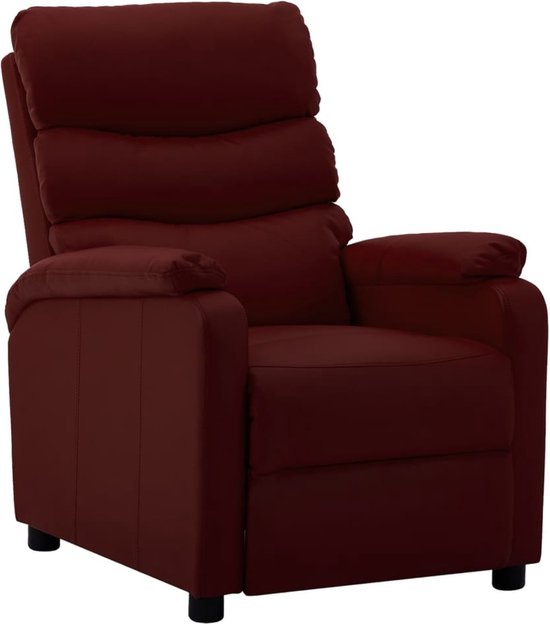 vidaXL Fauteuil verstelbaar fluweel wijnrood, leunstoel, relaxstoel vidaXL Fauteuil verstelbaar fluweel wijnrood, leunstoel, relaxstoel