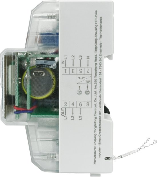 EMAT elektriciteitsmeter - EMAT kWh meter 80A 3-fase digitaal MID (85008002)