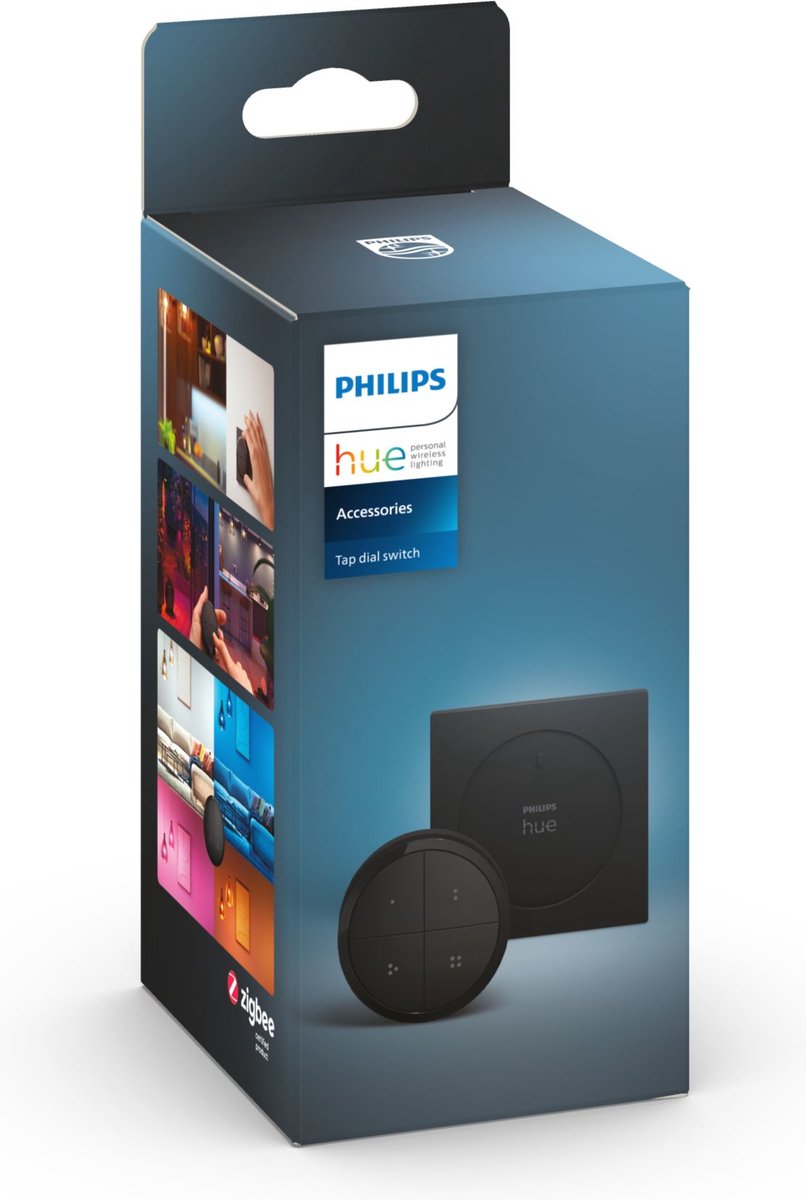 Philips Hue Tap dial switch - draaischakelaar - zwart | bol