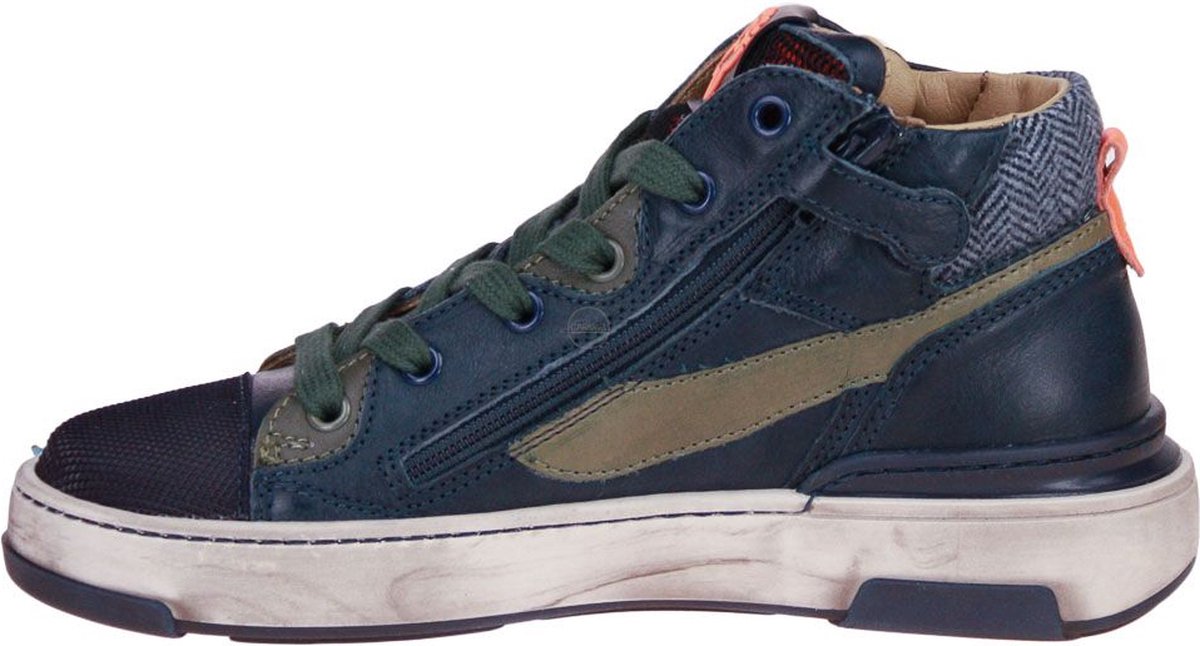 Stones and Bones Potil Blauwe Sneaker
