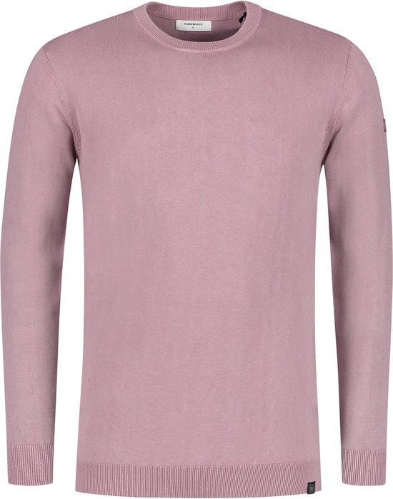 Purewhite - Pull Regular Fit pour homme - Violet - Taille XS