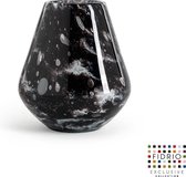 Design Vaas Belize - Fidrio GRANITO - glas, mondgeblazen bloemenvaas -