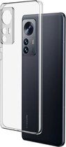 Transparant Dun TPU Hoesje Geschikt voor Xiaomi 12 Pro | Back Cover | Lichtgewicht | Ultra Dun Hoesje | Flexibel | Zacht TPU | Doorzichtig