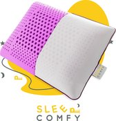 Sleep Comfy - Aromatherapie Serie | Lavendel - Hoofdkussen - 30 dagen Proefslapen - Hoofdkussen Slaapkamer - Orthopedisch - Ergonomisch - Anti Nekklachten | 60x40x16 cm