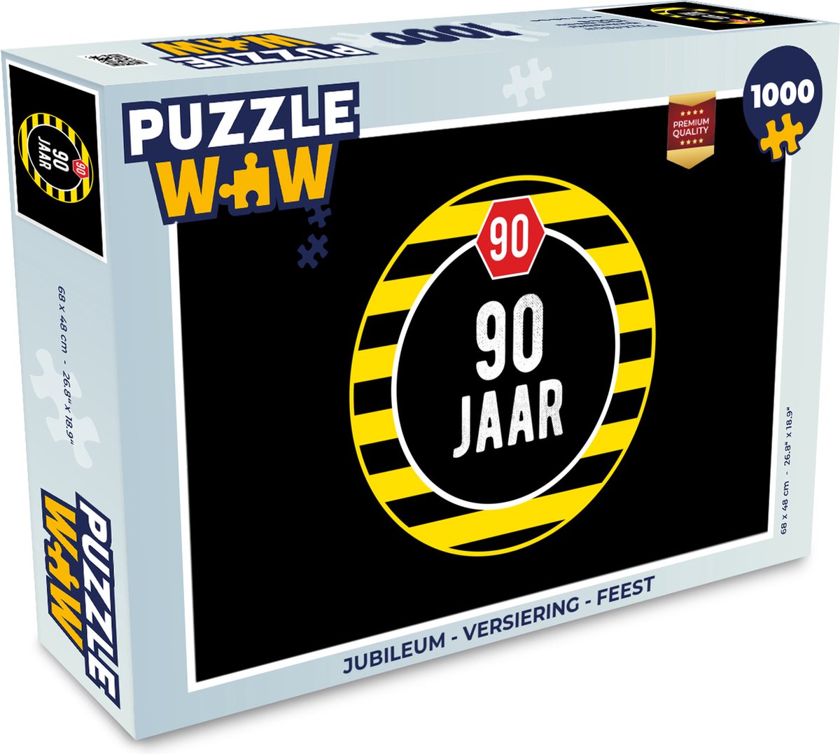 Puzzel Jubileum - Versiering - Feest - Legpuzzel - Puzzel 1000 stukjes volwassenen