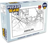 Puzzle Plan de la ville - Heerlen - Pays- Nederland - Puzzle - Puzzle 500 pièces - Carte