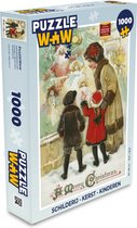 Puzzel Kunst - Kerst - Kinderen - Legpuzzel - Puzzel 1000 stukjes volwassenen - Kerst - Cadeau - Kerstcadeau voor mannen, vrouwen en kinderen