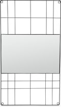 vtwonen Spiegel - Memobord - Zwart -  105cm