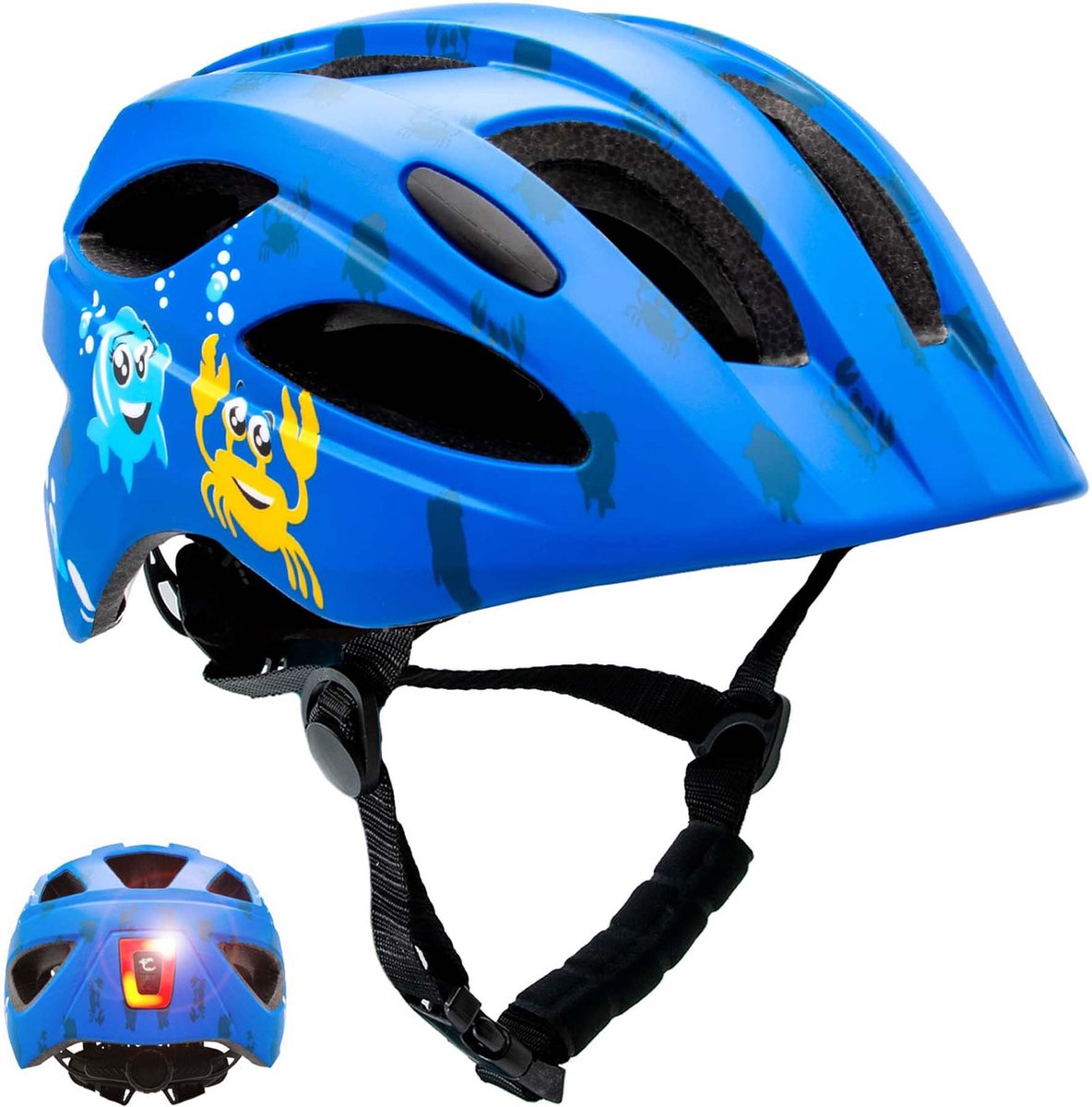 CRAZY SAFETY Fahrradhelm Cool Sea