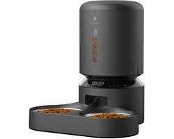 Petlibro Dual - Voerautomaat - 5L - voor honden en katten - zwart