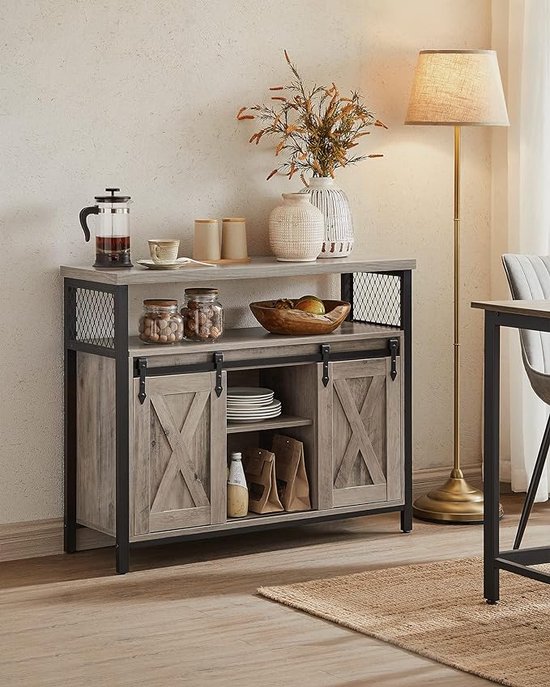 MIRA Home - Armoire de rangement - Placard - Commode - Armoire murale - Industriel - 33x100x80