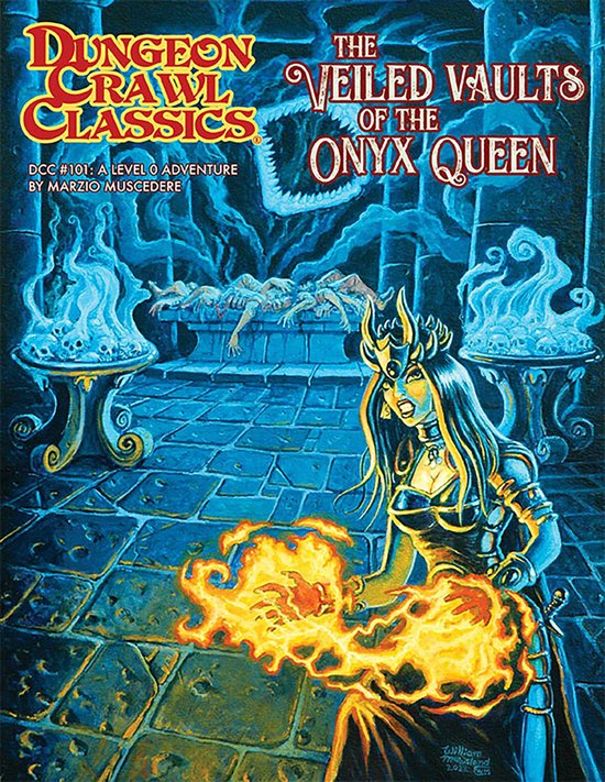 Dungeon Crawl Classics #101: The Veiled Vaults of the Onyx Q - cover
