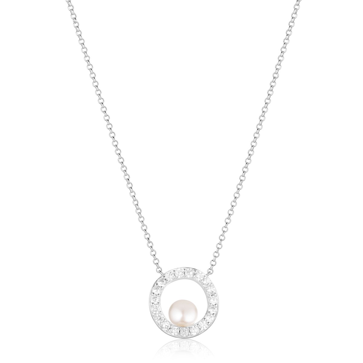 SIF JAKOBS JEWELLERY PONZA CIRCOLO NECKLACE SJ-N12348-PCZ
