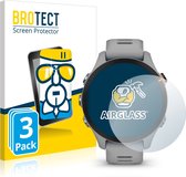 BROTECT - Screenprotector voor Garmin Forerunner 255S - Folie Beschermfolie Beschermglas transparant (3 Stuks)