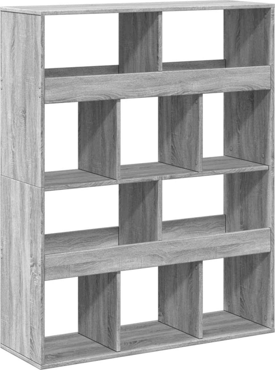 vidaXL Boekenkast/kamerscherm 100x33x94,5 cm gerookt vidaXL Boekenkast/kamerscherm 100x33x94,5 cm gerookt