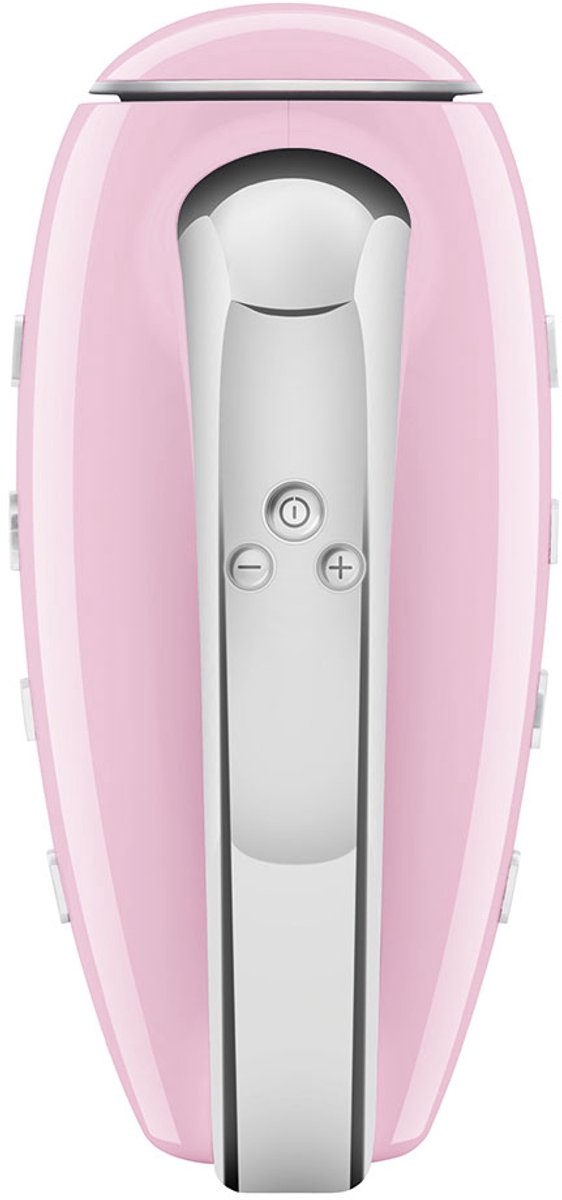 SMEG HMF01PKEU Handmixer - 250W - 9 Snelheden - Turbofunctie - LED Display - Inclusief 6 RVS Gardes & Deeghaken - '50s Style - Roze van SMEG — afbeelding 3