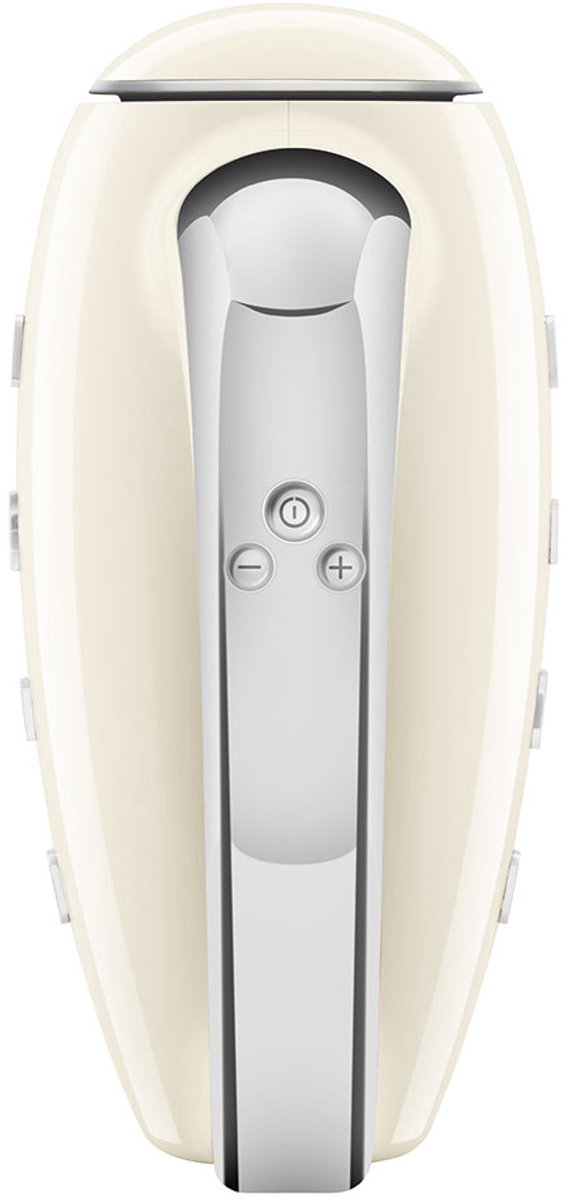 SMEG HMF01CREU Handmixer - 250W - 9 Snelheden - Turbofunctie - LED Display - Inclusief 6 RVS Gardes & Deeghaken - '50s Style - Crème van SMEG — afbeelding 3