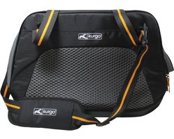 Kurgo Explorer Carrier - Hondenautoaccessoire - 51x25x29 cm Zwart Oranje Suitable For Dogs Up To 9 Kg L