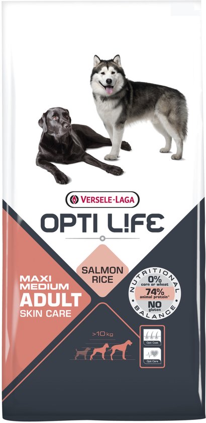 Opti Life Adult Skin Care Medium & Maxi - 12,5 kg