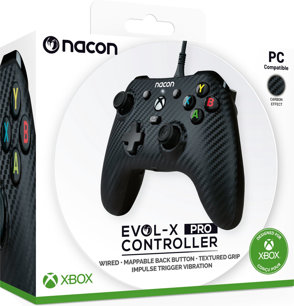 Nacon - Wired Evol-X Official Pro Controller - Xbox Series X - Carbon thumbnail 8