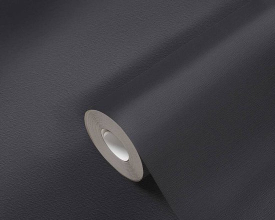 PAPIER PEINT UNI | Basic - Zwart - AS Création French Affair