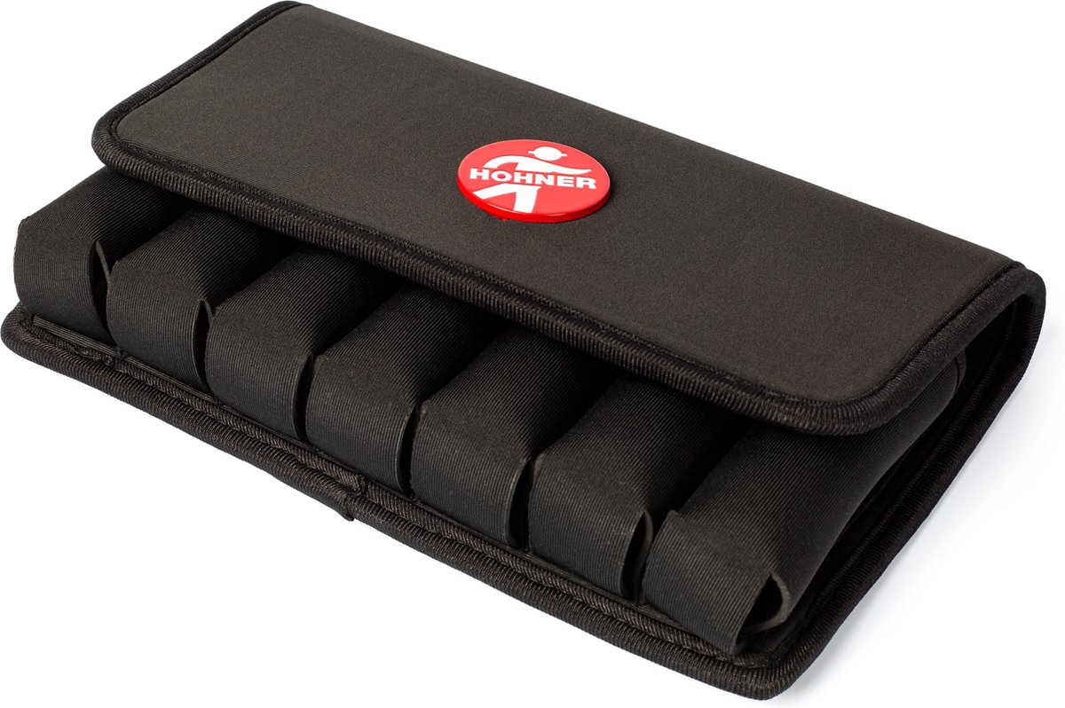 Hohner FlexCase M - Opbergmap voor 7 mondharmonica's - topkwaliteit materiaal - beschermend