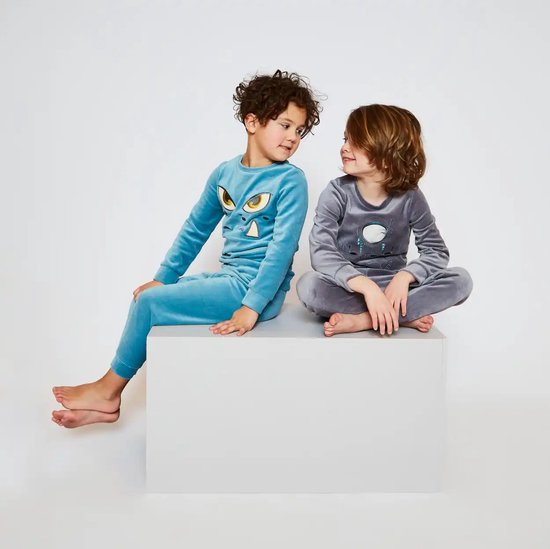 Charlie Choe Q- Ensemble pyjama Garçons monstre effrayant - Taille 110/116