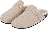 Morethansocks - Dames instap huispantoffels - Vilt - Maat 37 t/m 42 - Sloffen dames - instap pantoffels dames