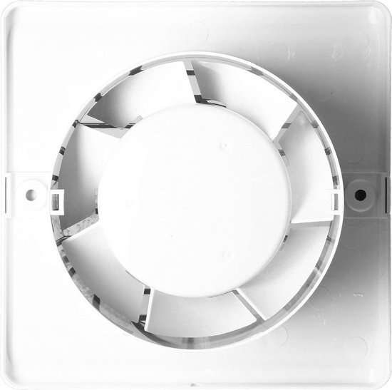 Miratic Badkamerventilator Stille Badkamer Ventilatie Badkamer Ventilator 100 Opbouw Wandventilator Ideaal voor Thuis en Kantoorventilatie Ventilator Badkamer kabellengte ca. 1,3 m (met schakelaar