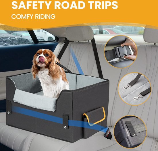 Middenconsole Hondenstoel, Kleine Hond Autostoel Hond Auto Booster Zitje, Kat Bed Reizen Huisdier Wasbare Hond Booster Zitje, Auto Interieur Accessoires Voor Kleine Honden Katten Dierbenodigdheden