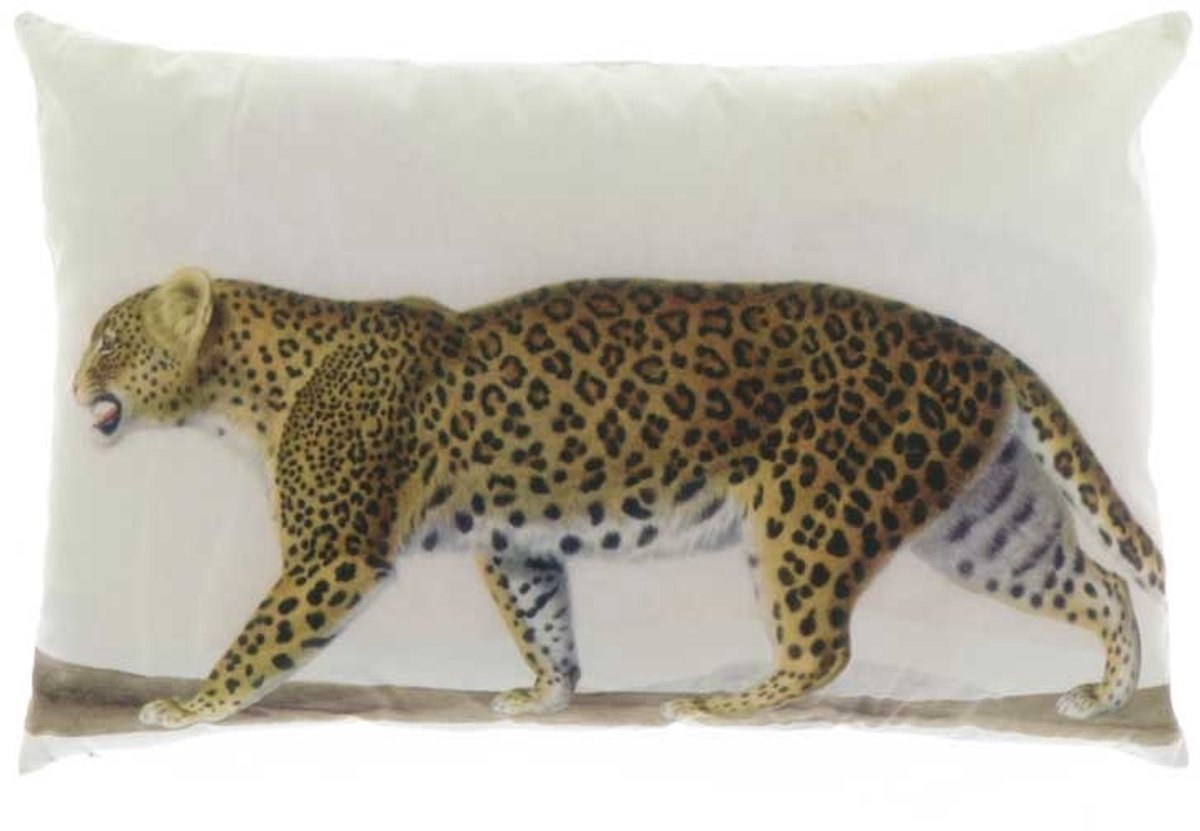 Unique Living D- Unique Living - Kussen Jungle Animal 40x60cm Panter Multikleur