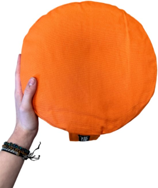 YogaStyles Meditatiekussen-PRO-RONDO Oranje van YogaStyles — afbeelding 4