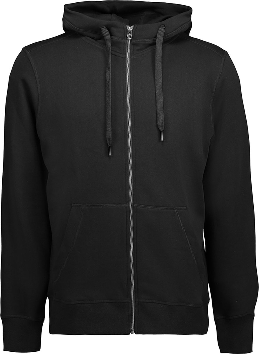 ID Hoodie Core Vest met Rits Heren Zwart - Maat S