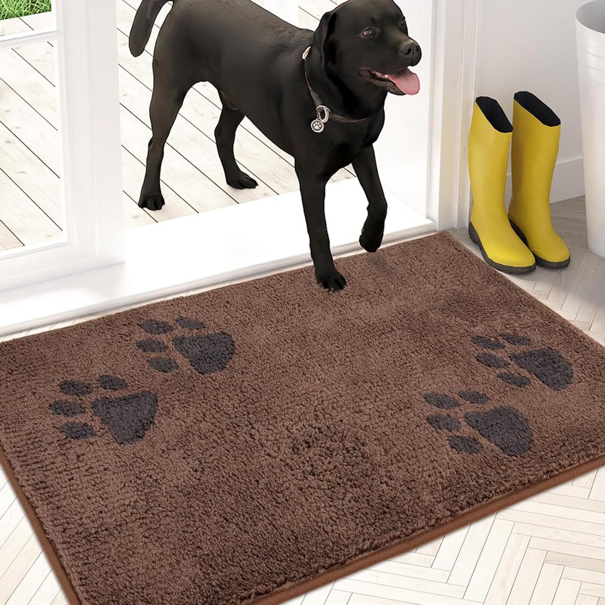 Deurmat Antislip Machinewasbaar Superabsorberend - Voor Binnendeur en Hond - Entree en Gan