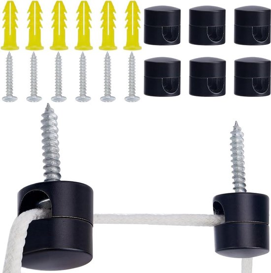 12 stuks plafondhaken, plafondhaken van metaal, hangende haken, met schroeven, voor het ophangen van kristallen lampen, kroonluchters, hangmatten, plafondventilatoren, plantenmanden, zandzakken, zilver