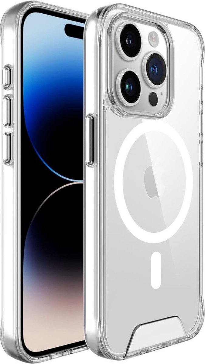 Coverup Hoesje - Geschikt voor iPhone 16 Pro Max Hoesje - Coverup Transparant TPU Back Cover - MagSafe Compatible - Transparant