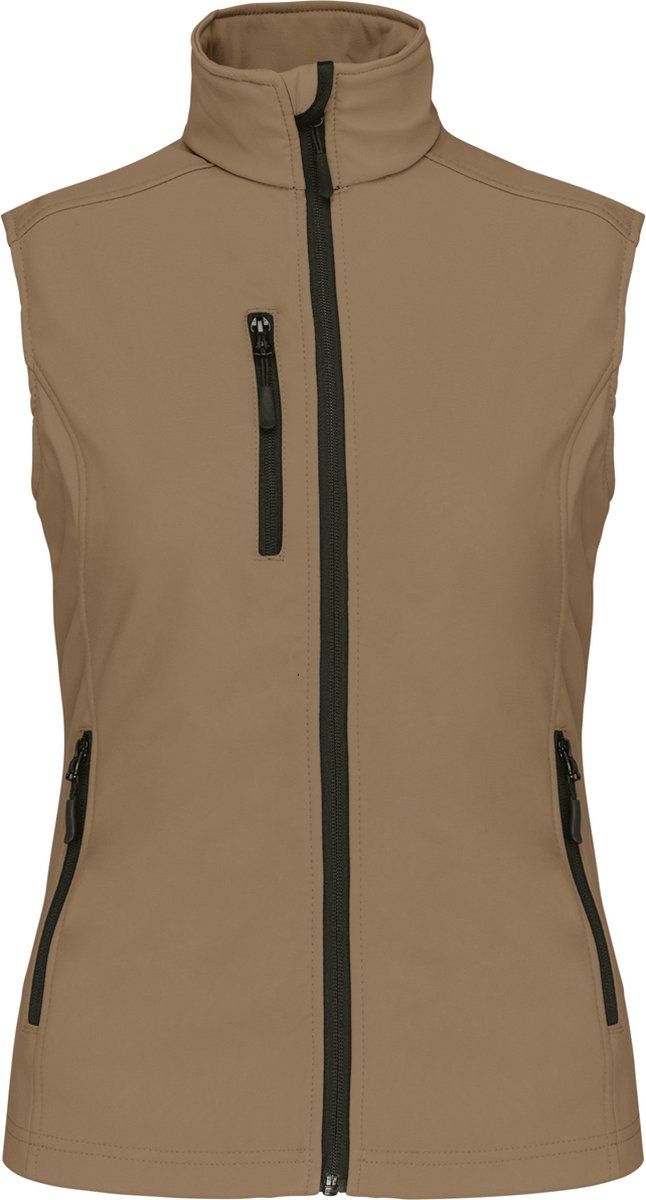 Kariban Dames softshell bodywarmer K404 - Camel - 3XL