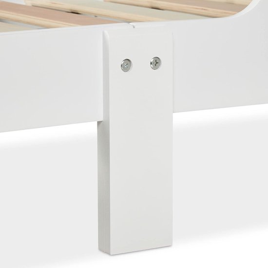vidaXL Kinderbedframe 80x160 cm massief grenenhout zwart