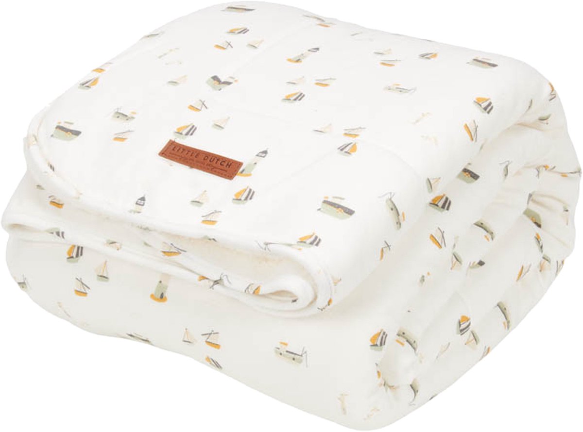 Wiegdeken Sailors Bay White