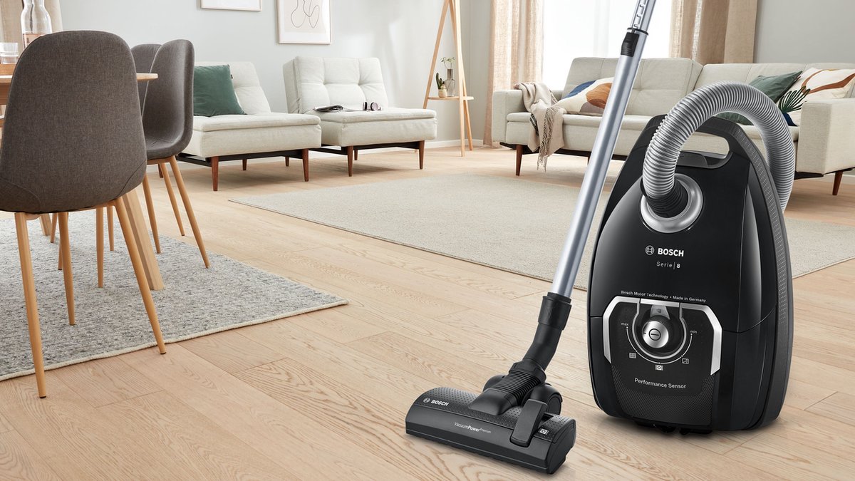 Bosch BGL8BA3S Serie 8 - Stofzuiger met zak - 15mtr bereik - HEPA13 - Zwart — afbeelding 7