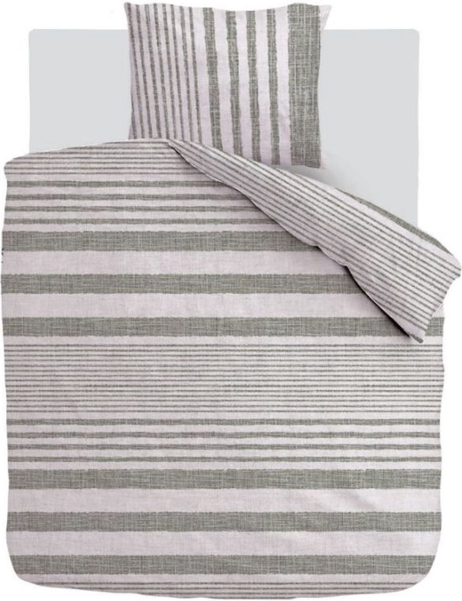 Zydante Dekbedovertrek - Cotton Rich Collection - Saint Tropez - Pastel Grijs / 200x200