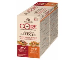 8x Wellness Core Kattenvoer Signature Selects Chunky 8-pack 8 x 79 gr