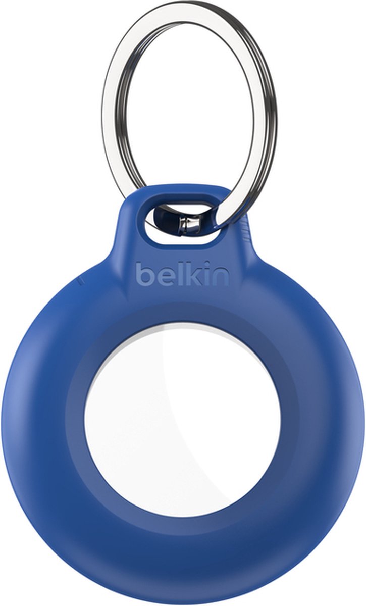 Belkin Waterdichte AirTag‑houder met sleutelring - blauw