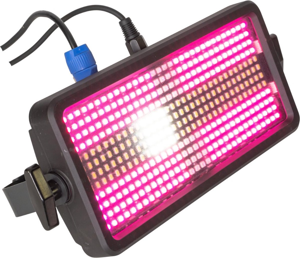 Ibiza Flash Color Strobe DMX bestuurbare 384 LED RGB+W stroboscoop